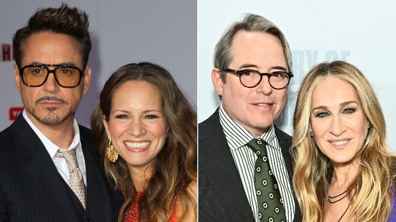 Susan & Robert Downey; Matthew Broderick & Sarah Jessica Parker