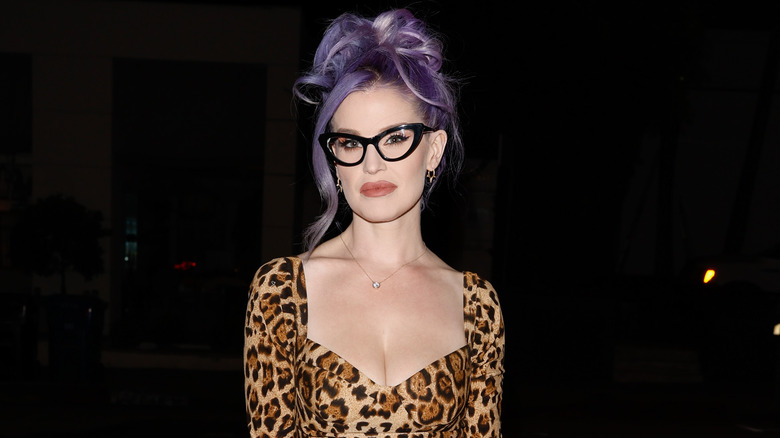 Kelly Osbourne leopard print