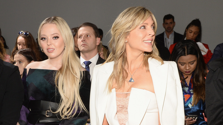 Tiffany Trump and Marla Maples attend New York Fashion Week