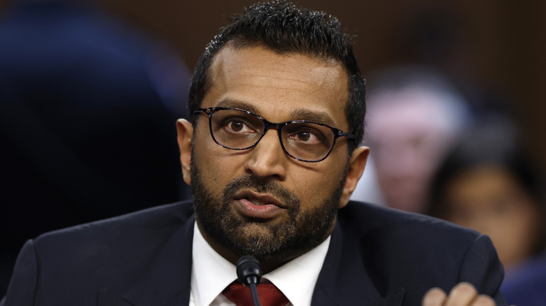 Kash Patel, U.S. President Donald Trump's nominee to be Director of the Federal Bureau of Investigation (FBI), testifies during his confirmation hearing before the Senate Judiciary Committee