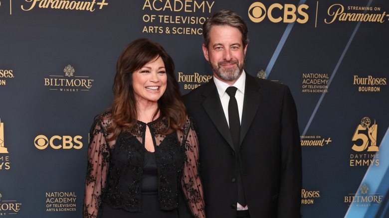 Valerie Bertinelli and Mike Goodnough on the red carpet