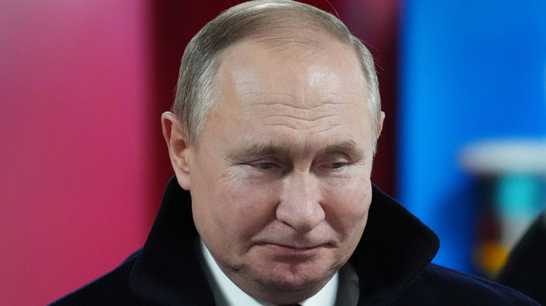 Vladmir Putin at an event