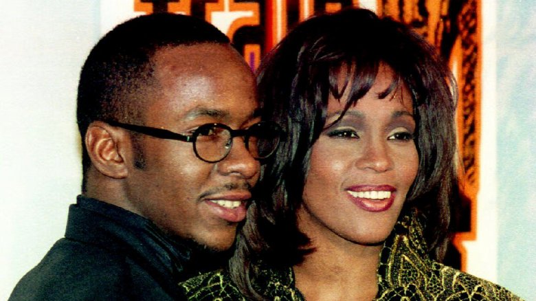 Whitney Houston and Bobby Brown