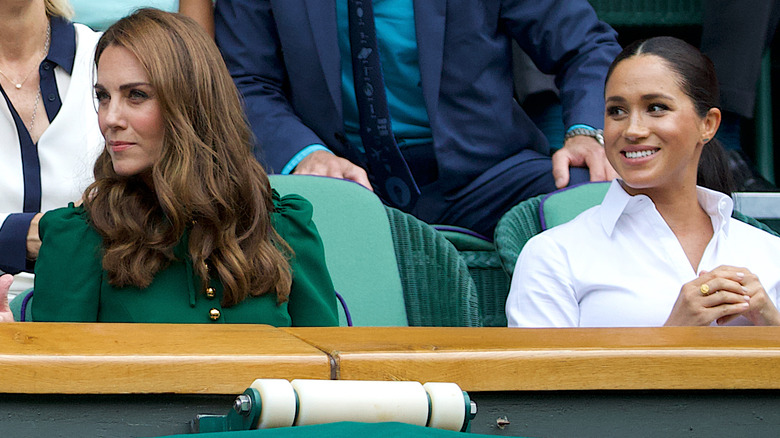 Princess Catherine and Meghan Markle at Wimbledon