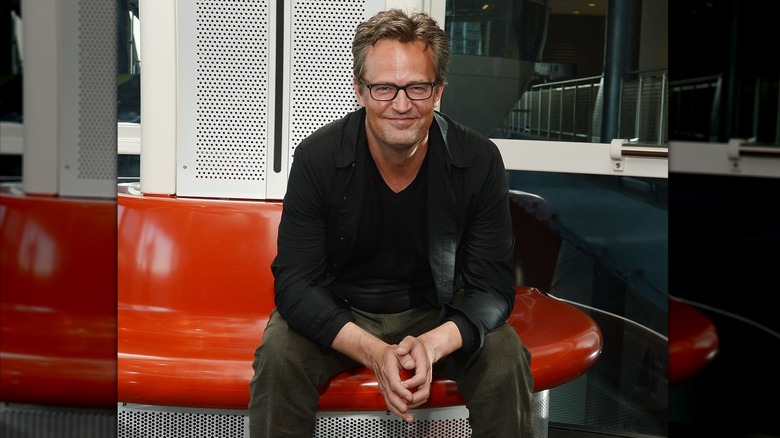 Matthew Perry smiling