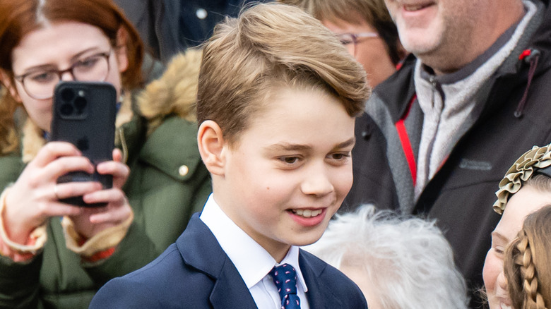 Prince George smiling