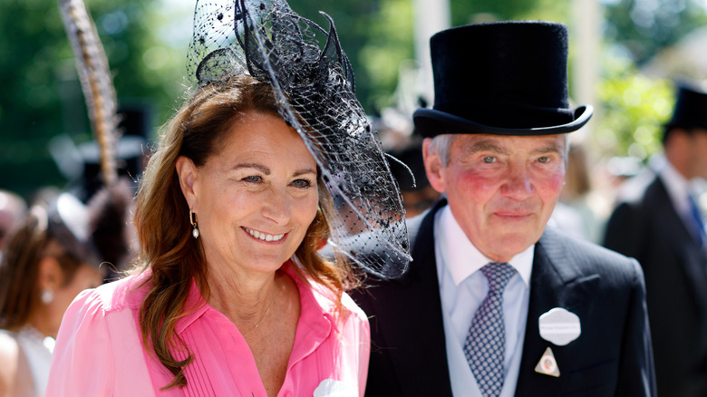 Carole and Michael Middleton at Ascot