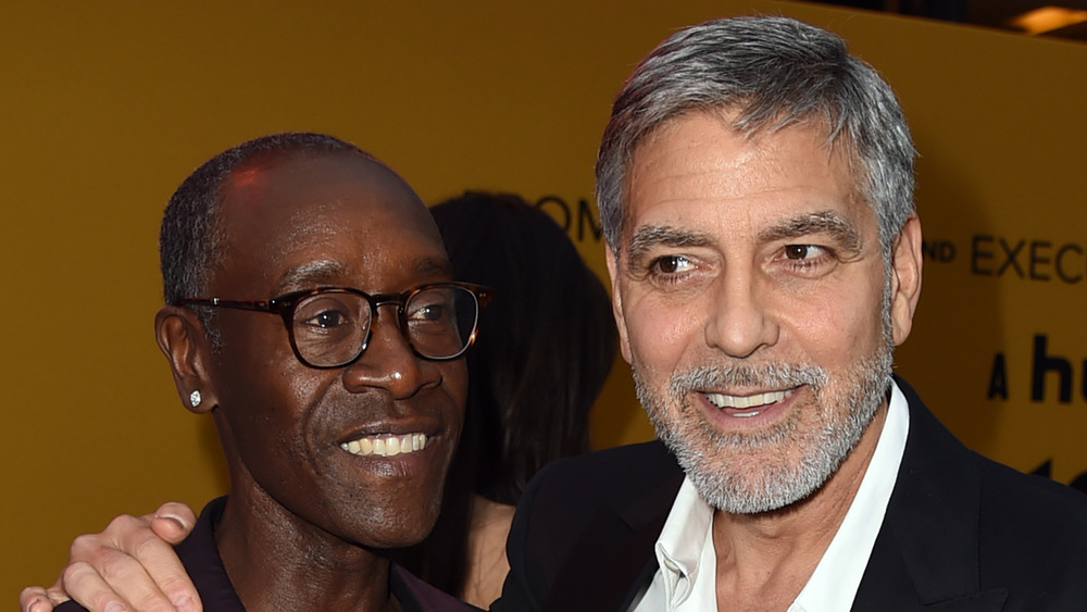 Don Cheadle and George Clooney at an event