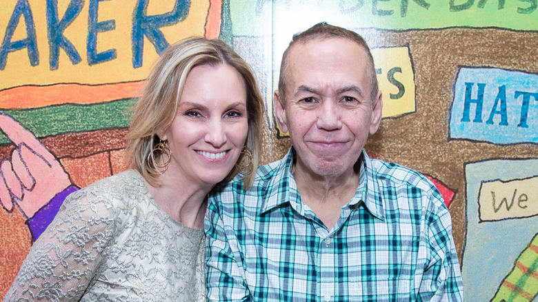 Dara Kravitz and Gilbert Gottfried 