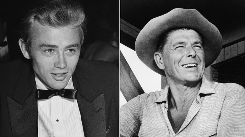 James Dean and Ronald Reagan