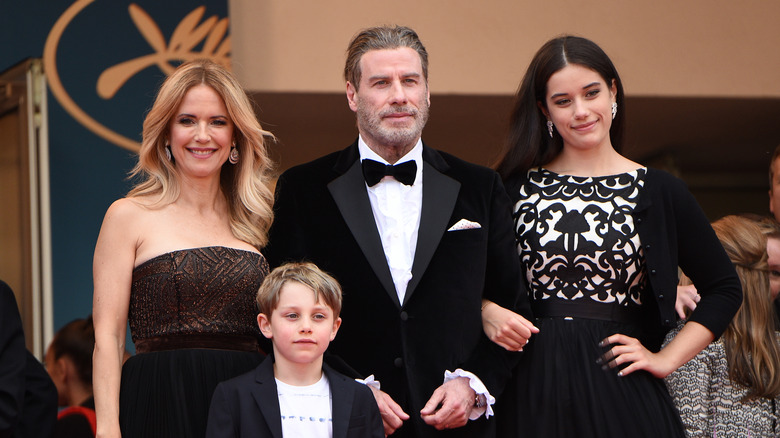 Ella Bleu Travolta with family 