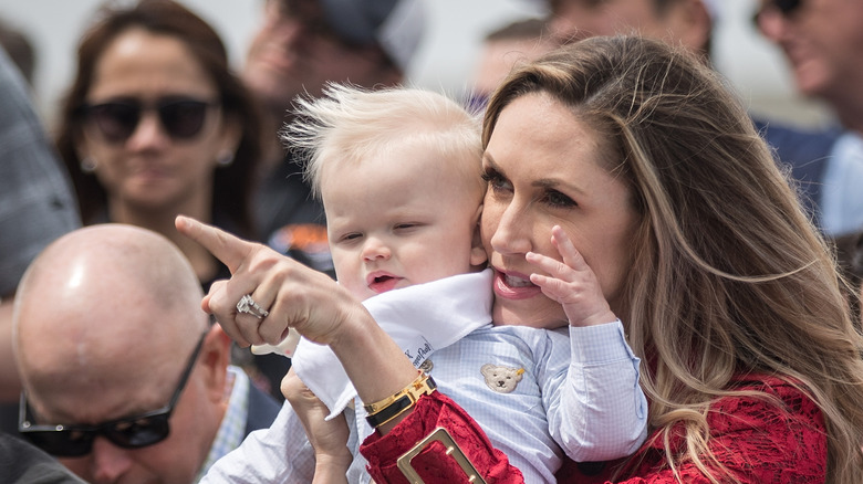 Lara Trump with son