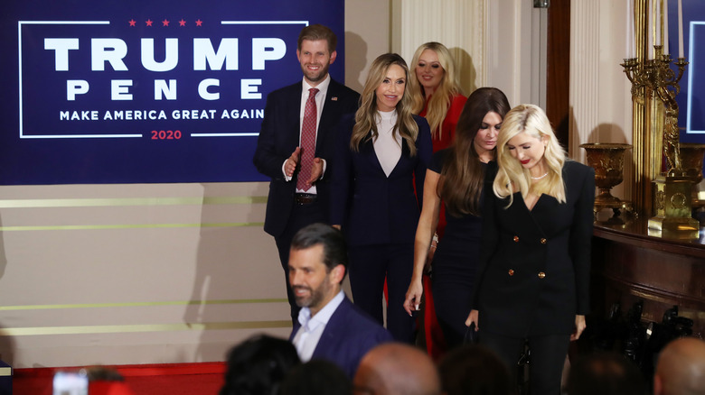 Trump family at an event 