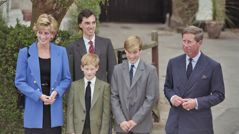 Diana with her sons 