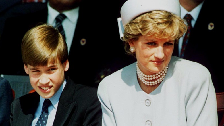 Diana and William smiling 