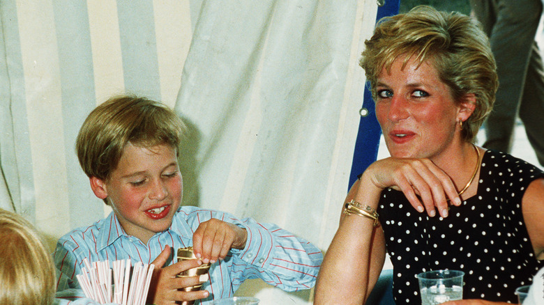 Diana and young William 