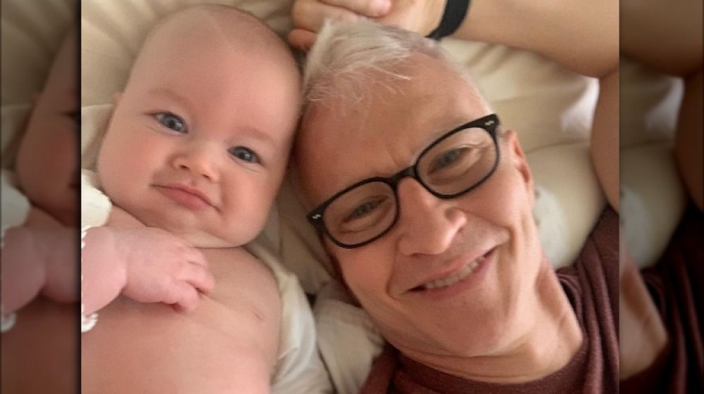 Anderson Cooper with his son