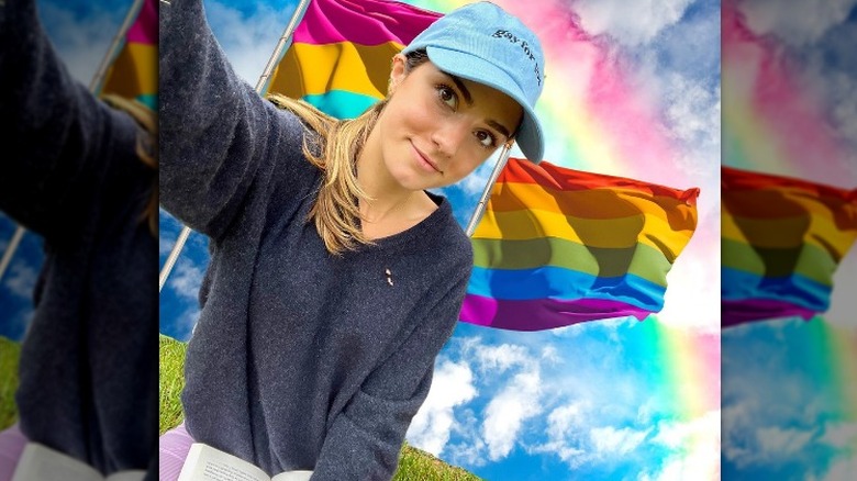 Michaela Kennedy Cuomo pride flag photo