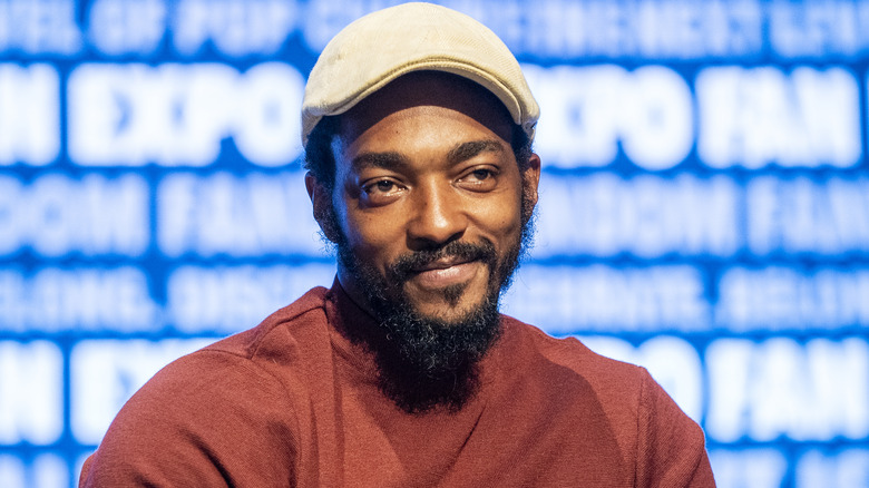 Anthony Mackie with a beard