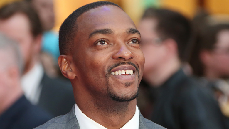 Anthony Mackie smiling