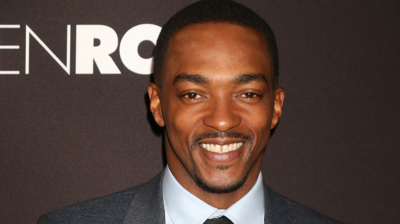 Anthony Mackie smiling