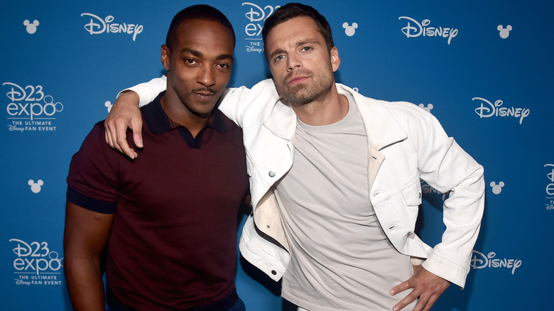 Anthony Mackie with Sebastian Stan