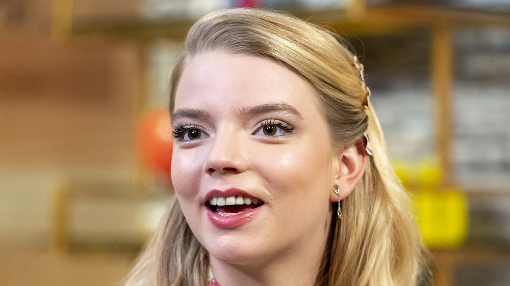 Anya Taylor-Joy smiles during an interview