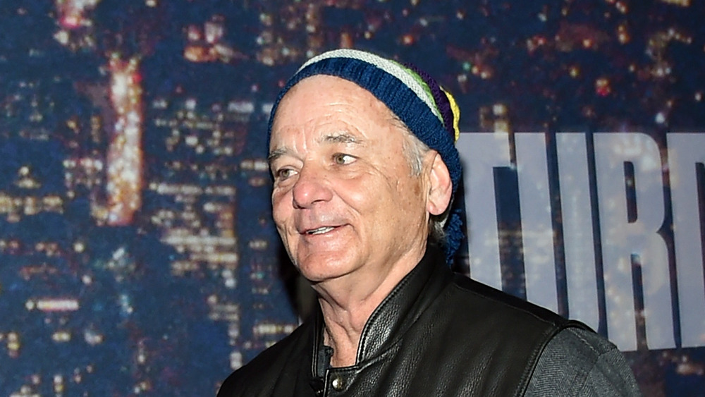 Bill Murray attending the 40th anniversary of SNL