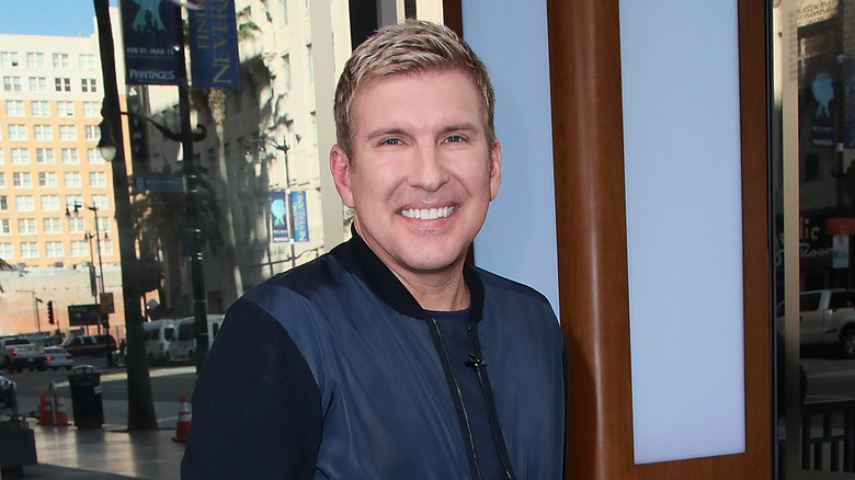 Todd Chrisley wearing blue