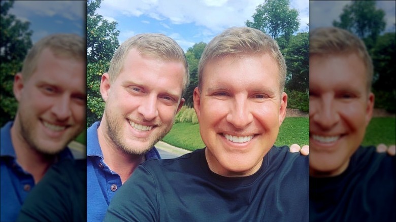 Kyle and Todd Chrisley in a selfie