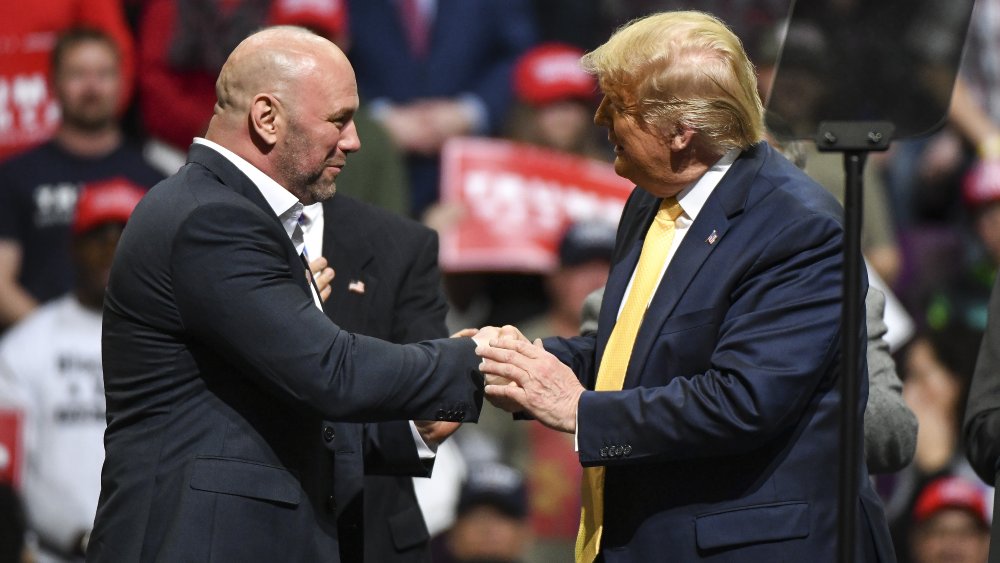 Dana White and Donald Trump