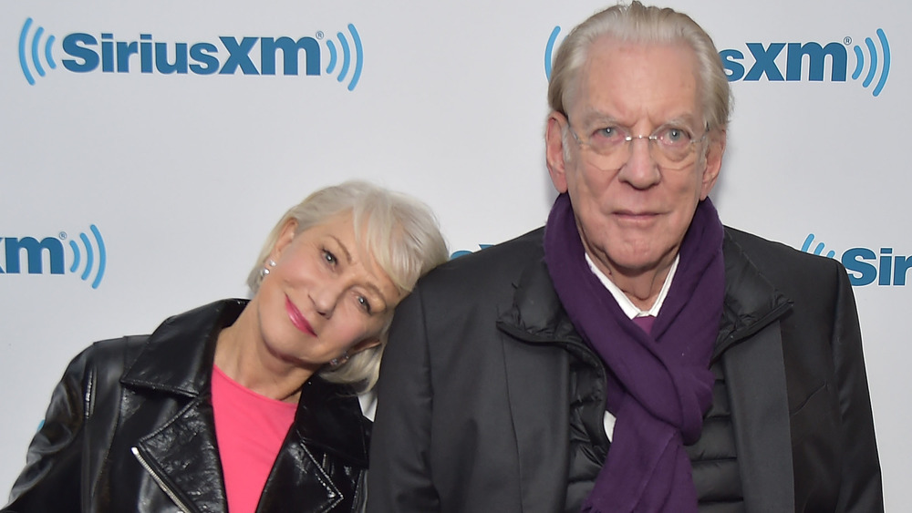 Donald Sutherland and Helen Mirren