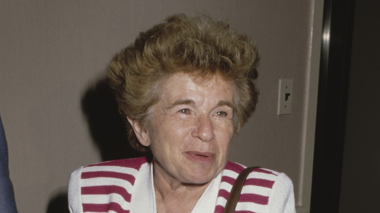 Dr. Ruth at an event.