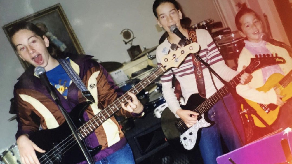 HAIM in 1998 playing music