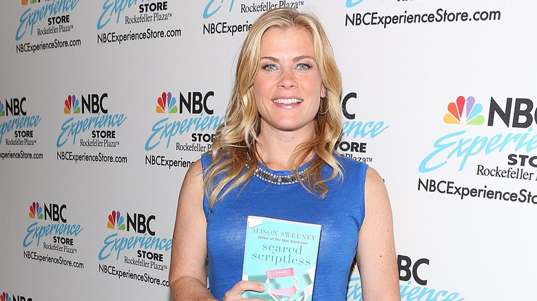 Alison Sweeney with her book