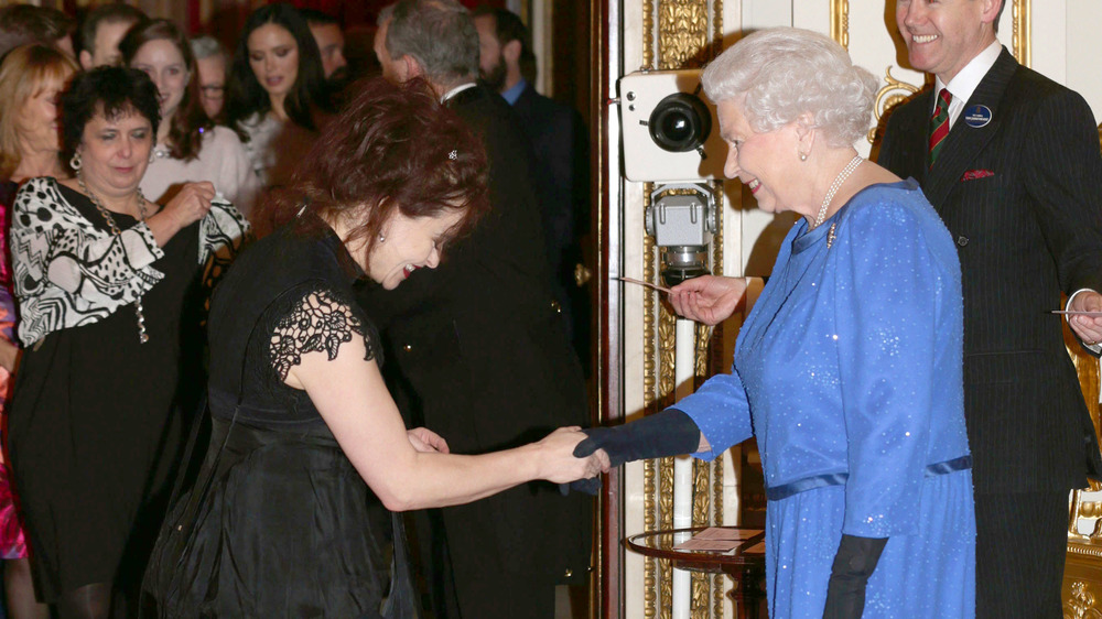 Helena Bonham Carter and Queen Elizabeth II