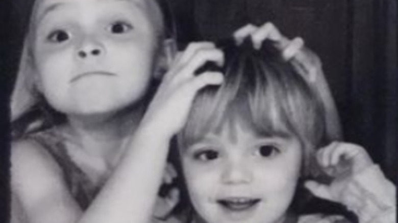 Lily-Rose, Jack Depp as kids