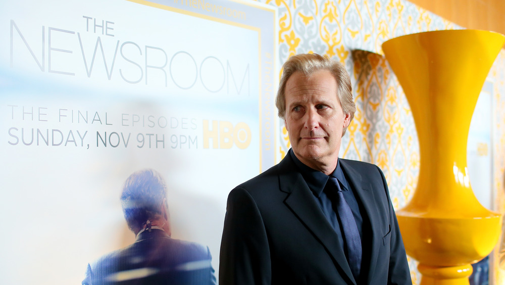 jeff daniels at premiere of the newsroom 