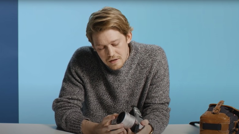 Joe Alwyn with his camera