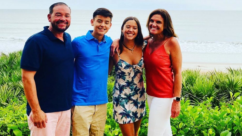 Jon Gosselin, Colleen Conrad, and Hanah and Collin Gosselin