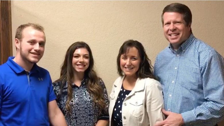 Josiah Duggar and Lauren Swanson with Jim Bob and Michelle Duggar