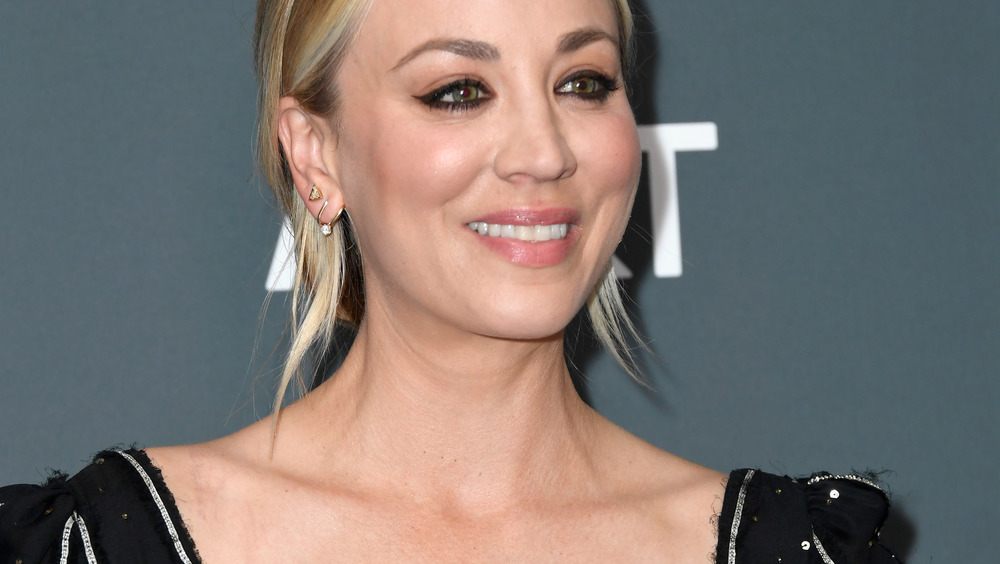 Kaley Cuoco attending an event