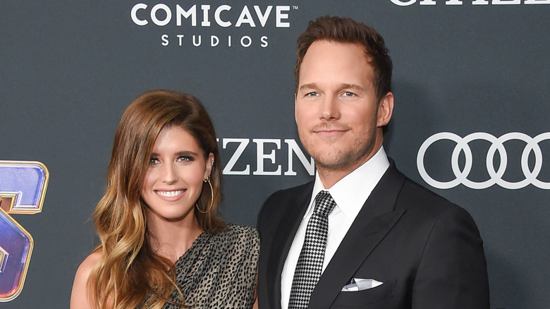 Katherine Schwarzenegger with husband Chris Pratt