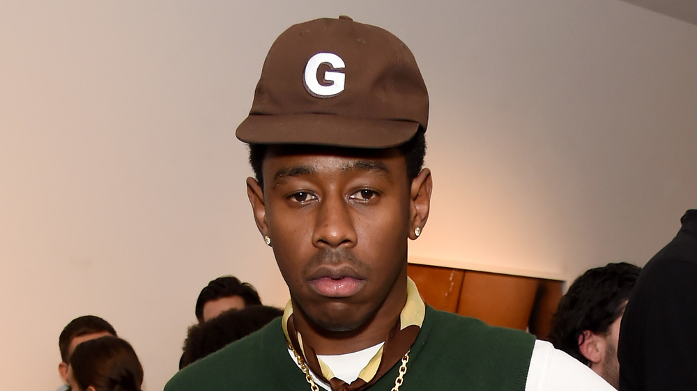 Tyler, The Creator posing at event