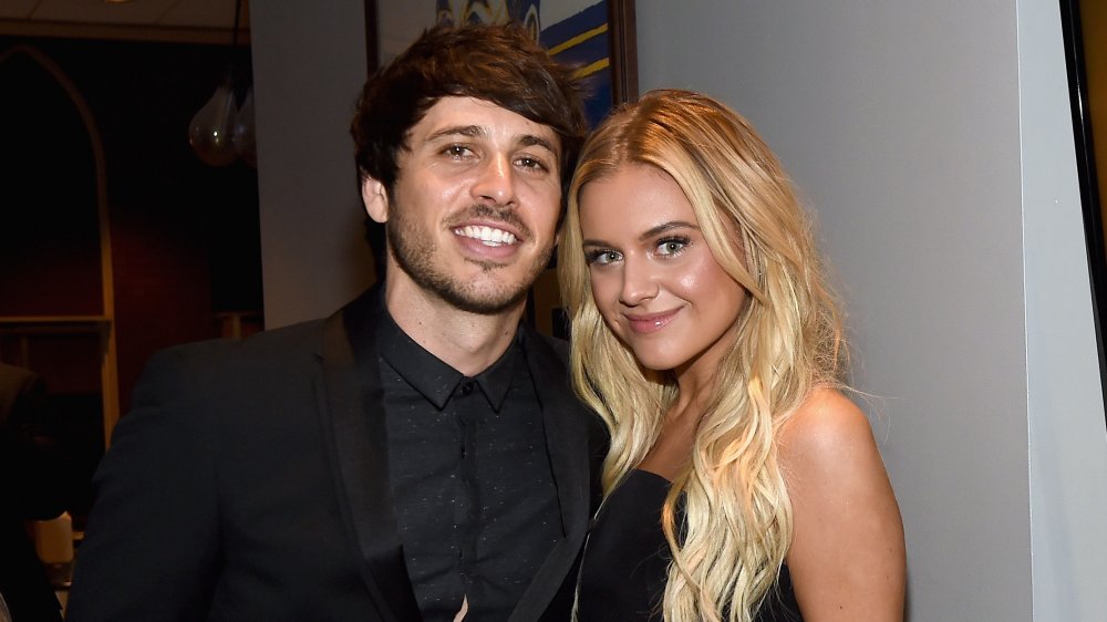 Morgan Evans and Kelsea Ballerini at the ASCAP Country Music awards in 2017