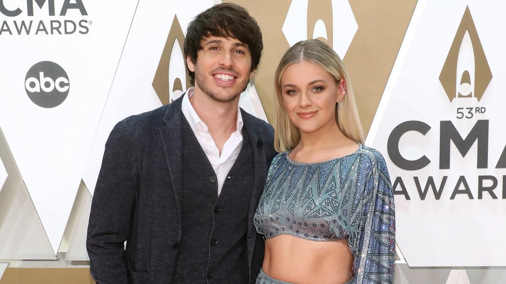 Morgan Evans and Kelsea Ballerini attend the 53nd annual CMA Awards in 2019