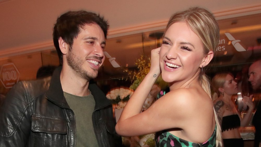 Morgan Evans and Kelsea Ballerini at a Billboard event in 2017