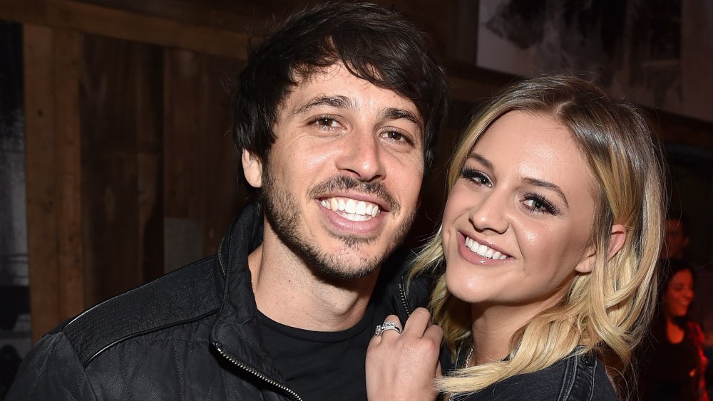 Morgan Evans and Kelsea Ballerini at an event in Nashville in 2018