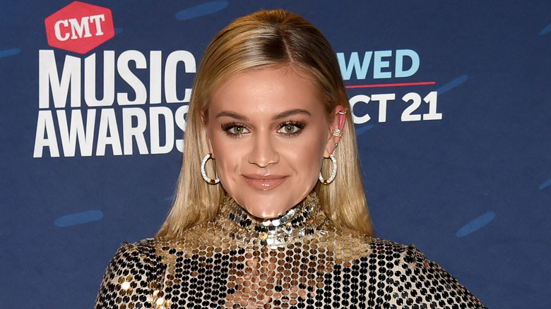In this image released on October 21, Kelsea Ballerini attends the 2020 CMT Awards broadcast on Wednesday October 21, 2020.