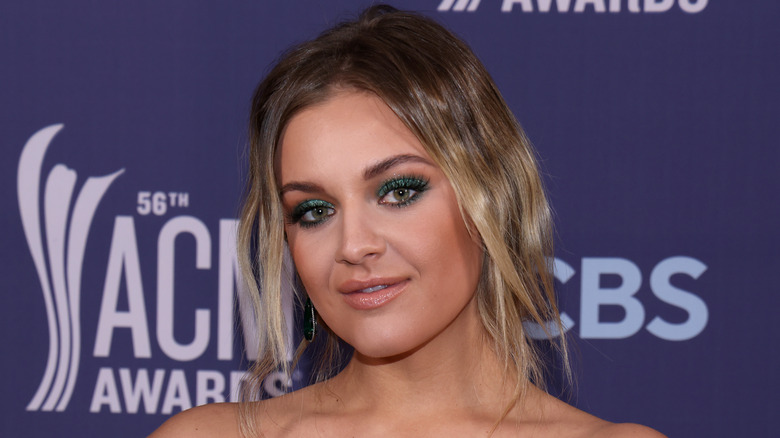 In this image released on April 18, Kelsea Ballerini attends the 56th Academy of Country Music Awards at the Grand Ole Opry on April 18, 2021 in Nashville, Tennessee. 